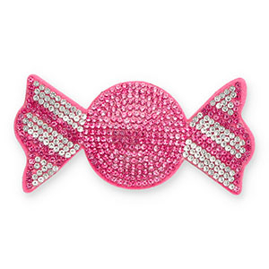 Statement hangers mit Strass Candy Dark pink-crystal