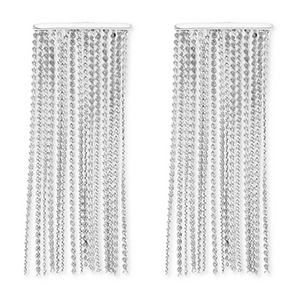 Stainless Steel - Rostfrei Stahl Ohrringe / Ohrstecker Silver