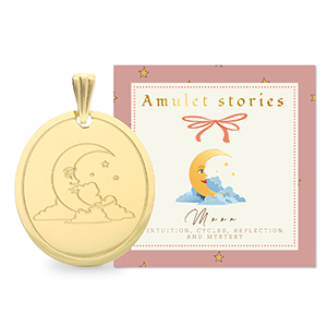 BY31&reg; Anh&auml;nger aus Stainless Steel - Rostfreiem Stahl Moon Gold