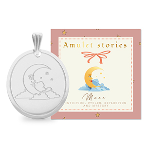 BY31&reg; Anh&auml;nger aus Stainless Steel - Rostfreiem Stahl Moon Silver