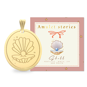 BY31&reg; Anh&auml;nger aus Stainless Steel - Rostfreiem Stahl Shell Gold