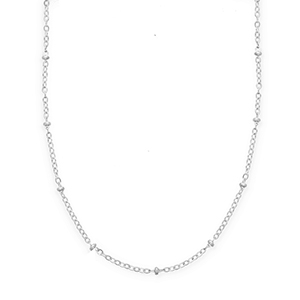 BY31&reg; Gliederkette aus Stainless Steel - Rostfreiem Stahl with Spheres Silver