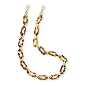 Musthave Segeltau-Handykette aus Acryl Golden brown-gold