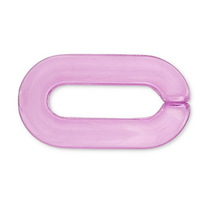 Kettenglied, Acryl, 20 mm, lose Lavender purple