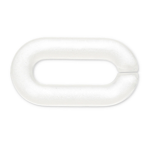 Kettenglied, Acryl, 20 mm, lose Transparent