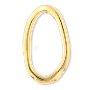 Zubeh&ouml;r aus Stainless Steel - Rostfreiem Stahl Zwischenst&uuml;ck Oval Gold