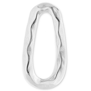 Zubeh&ouml;r aus Stainless Steel - Rostfreiem Stahl Zwischenst&uuml;ck Oval Silver