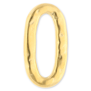 Zubeh&ouml;r aus Stainless Steel - Rostfreiem Stahl Zwischenst&uuml;ck Oval Gold