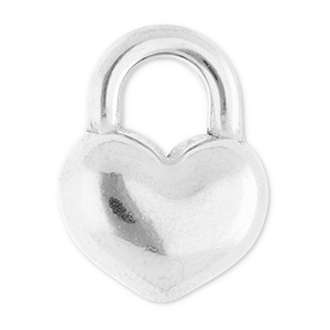 Anh&auml;nger aus Stainless Steel - Rostfreiem Stahl Heart Silver