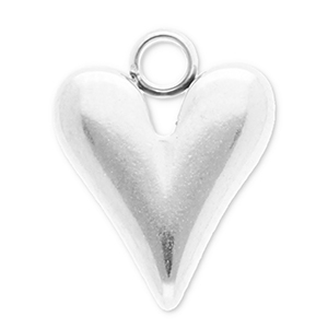Anh&auml;nger aus Stainless Steel - Rostfreiem Stahl Heart Silver