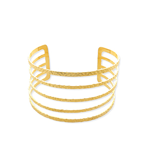 Stainless Steel - Rostfrei Stahl Armb&auml;nder Bangle Gold