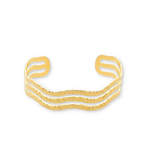 Stainless Steel - Rostfrei Stahl Armb&auml;nder Bangle Gold