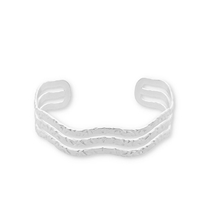 Stainless Steel - Rostfrei Stahl Armb&auml;nder Bangle Silver