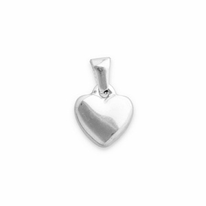 Anh&auml;nger aus Stainless Steel - Rostfreiem Stahl Heart Silver