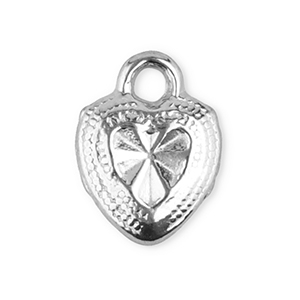 Anh&auml;nger aus Stainless Steel - Rostfreiem Stahl Heart Silver