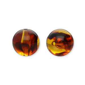 16 mm Perlen aus Acryl Round Orange brown