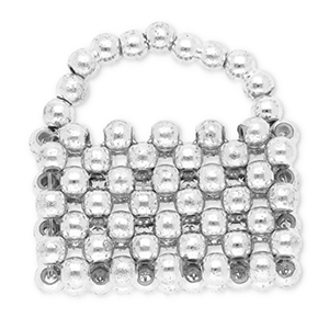 Statement-Anh&auml;nger Handbag Silver