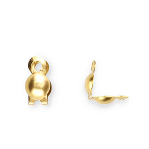 Zubeh&ouml;r aus Stainless Steel - Rostfreiem Stahl Kalotten 2 mm Gold