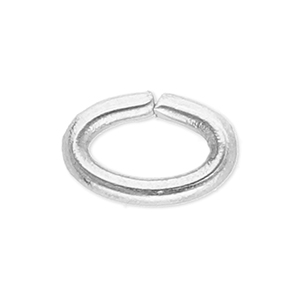 Zubeh&ouml;r aus Stainless Steel - Rostfreiem Stahl Bindering Oval Silver