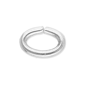Zubeh&ouml;r aus Stainless Steel - Rostfreiem Stahl Bindering Oval Silver