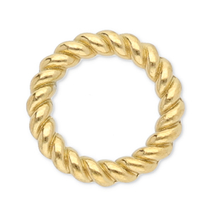 Zubeh&ouml;r aus Stainless Steel - Rostfreiem Stahl Ring 8 mm Gold