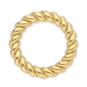 Zubeh&ouml;r aus Stainless Steel - Rostfreiem Stahl Ring 10 mm Gold