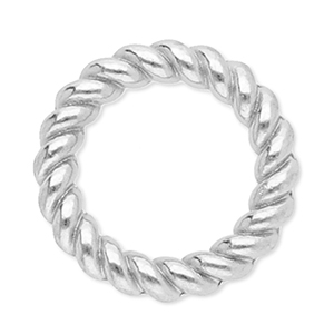 Zubeh&ouml;r aus Stainless Steel - Rostfreiem Stahl Ring 10 mm Silver