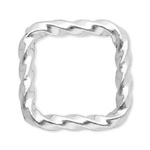 Zubeh&ouml;r aus Stainless Steel - Rostfreiem Stahl Zwischenst&uuml;ck Square Silver