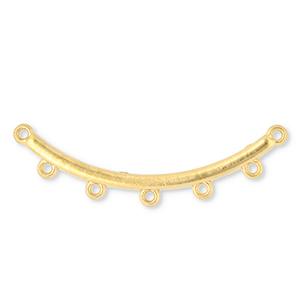 Zubeh&ouml;r aus Stainless Steel - Rostfreiem Stahl Zwischenst&uuml;ck Arch with 5 Loops Gold