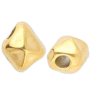 Perlen aus Stainless Steel - Rostfreiem Stahl Irregular Gold