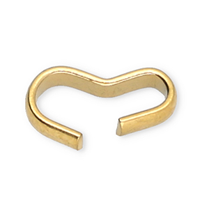 Zubeh&ouml;r aus Stainless Steel - Rostfreiem Stahl Schmuck-Verbinder Gold