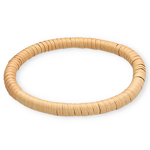 Armb&auml;nder Bangle aus Rattan Natural beige
