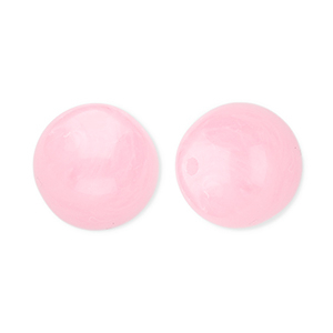 12 mm Perlen aus Acryl Round Pink-marble