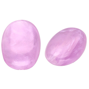 Perlen aus Acryl Oval Lavender purple-marble