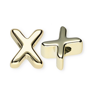 Acryl Buchstaben X Gold