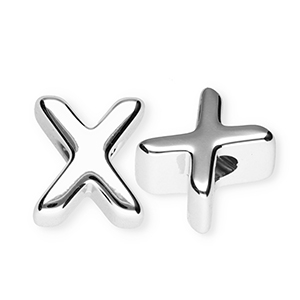 Acryl Buchstaben X Silver