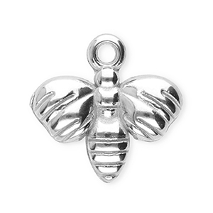 Anh&auml;nger aus Stainless Steel - Rostfreiem Stahl Bee Silver
