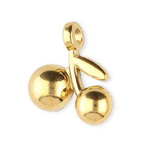 Anh&auml;nger aus Stainless Steel - Rostfreiem Stahl Cherries Gold