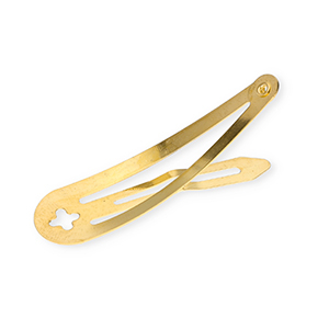 Zubeh&ouml;r Metall Haarspange mit &Ouml;se Gold