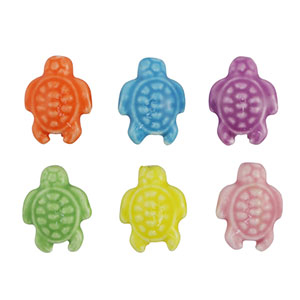 Keramik Perlen Turtle Multicolour