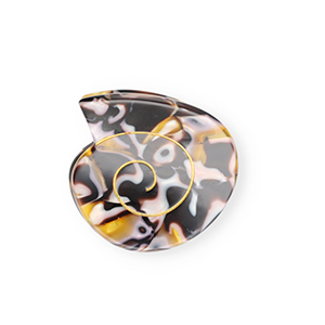 Haarschmuck Haarklemme Shell Mixed brown