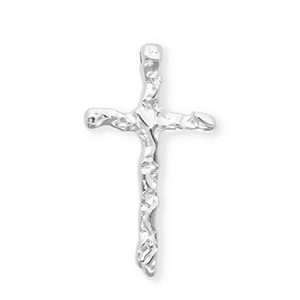 Anh&auml;nger Metall DQ&reg; Cross Antiek zilver (nikkelvrij)