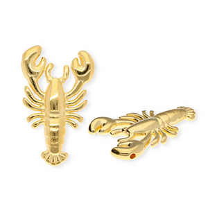 Anh&auml;nger Metall DQ&reg; Lobster Goud (nikkelvrij)