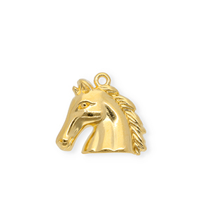 Anh&auml;nger Metall DQ&reg; Horse Goud (nikkelvrij)