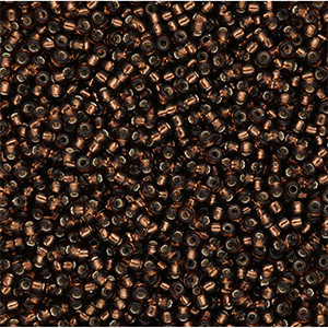 Miyuki 15/0 Rocailles Dk Topaz Silver Lined 15-0005