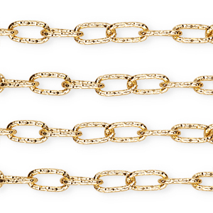 Zubeh&ouml;r aus Aluminium Gliederkette Ankerkette Gold