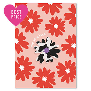 BY31&reg; Karten f&uuml;r Schmuck "One of a kind" Red-orange-black-white