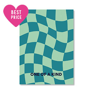 Karten f&uuml;r Schmuck "One of a kind" Turquoise-blue