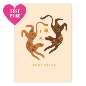Karten f&uuml;r Schmuck "Better Together" Light pink