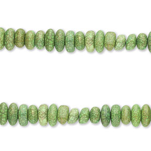 Keramik Perlen Pebble-Shaped Forest green